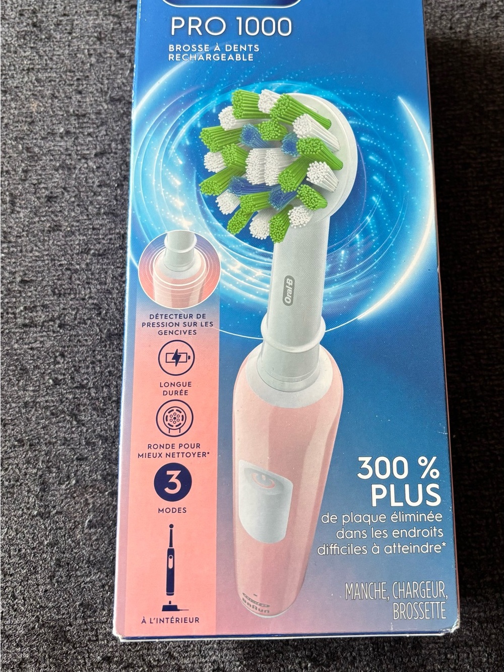 Oral-B PRO 1000 Electric Toothbrush - Pink
